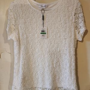 Calvin Klein women's lace top  size L